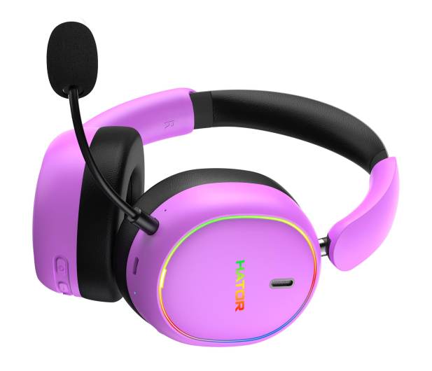 HATOR Phoenix 2 ANC Wireless (fioletowe) - 1335965 - zdjęcie 6
